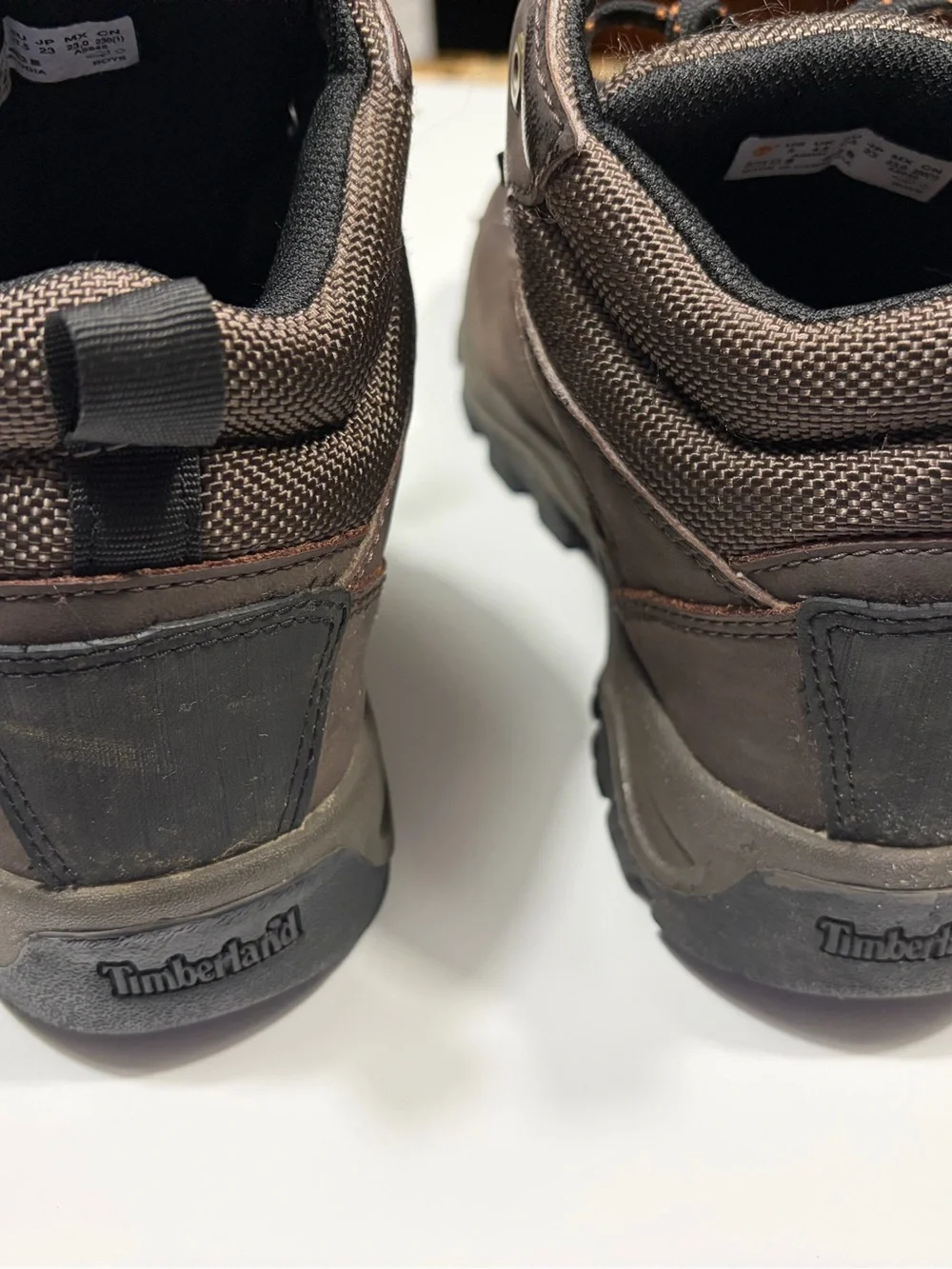 Timberland big boy Dark Brown Leather Hiking Boots